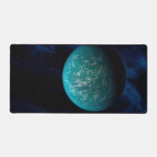 Kepler 22b, een exoplaneet. bureaumat (Voorkant)
