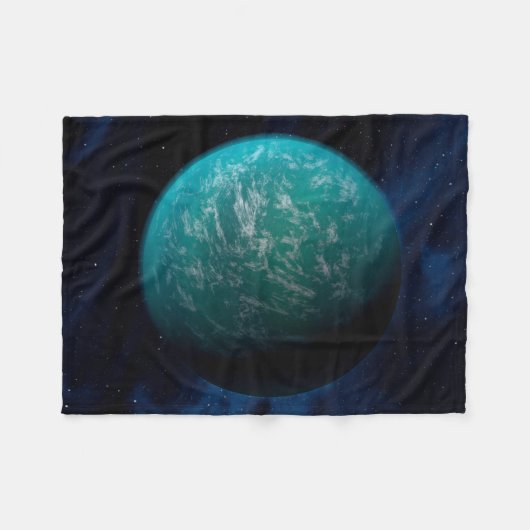 Kepler 22b, een exoplaneet. fleece deken (Voorkant (Horizontaal))
