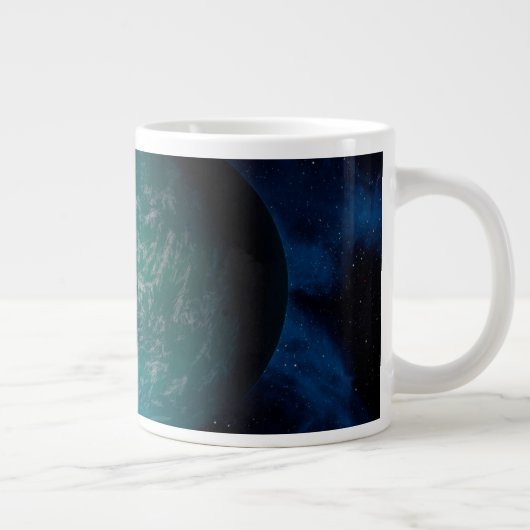 Kepler 22b, een exoplaneet. grote koffiekop (Rechts)