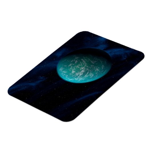 Kepler 22b, een exoplaneet. magneet (Linkerzijde)