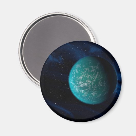 Kepler 22b, een exoplaneet. magneet (Voorkant / Achterkant)