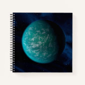 Kepler 22b, een exoplaneet. notitieboek (Voorkant)