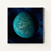 Kepler 22b, een exoplaneet. notitieboek (Achterkant)