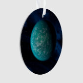Kepler 22b, een exoplaneet. ornament (voorkant)