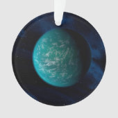Kepler 22b, een exoplaneet. ornament (voorkant)