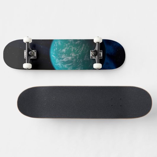 Kepler 22b, een exoplaneet. persoonlijk skateboard (Horizontaal)