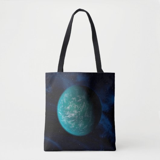 Kepler 22b, een exoplaneet. tote bag (Voorkant)