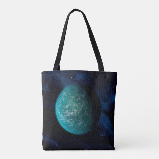 Kepler 22b, een exoplaneet. tote bag (Achterkant)