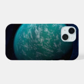 Kepler 22b, een extrasolaire planeet. iPhone 15 case (Achterkant horizontaal)