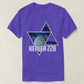 Kepler 22B Exoplaneet Extrasolaire Planeet T-shirt (Design voorkant)