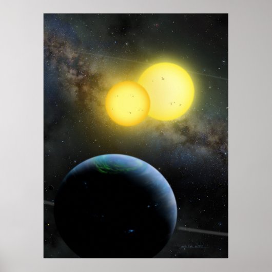 Kepler-35 Poster (Voorkant)