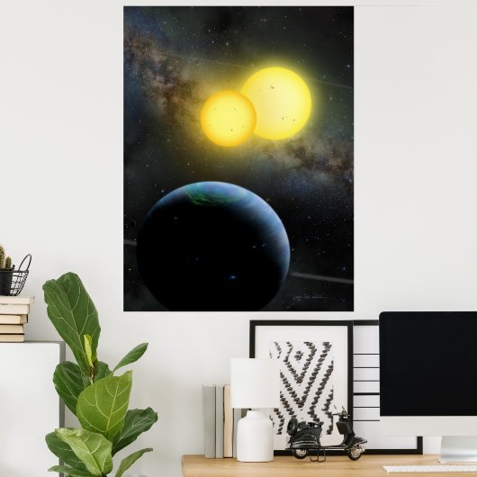 Kepler-35 Poster (Thuiskantoor)