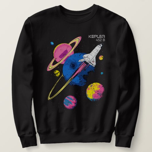 Kepler 452b ruimtevlucht trui (Design voorkant)