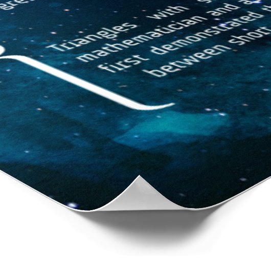 Kepler-driehoek Poster (Hoek)