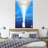 Kepler - Exploratie van het universum Canvas Afdruk (Insitu (Slaapkamer))