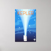 Kepler - Exploratie van het universum Canvas Afdruk (Voorkant)