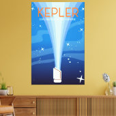 Kepler - Exploratie van het universum Canvas Afdruk (Insitu (Woonkamer))