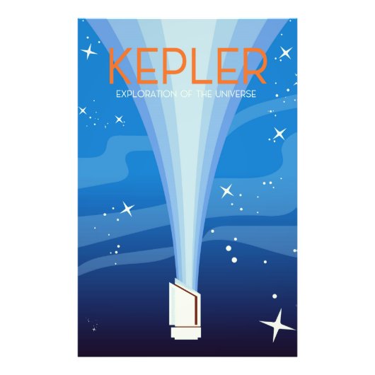 Kepler - Exploratie van het universum Foto Afdruk (Voorkant)