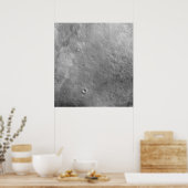 Kepler-krater op het oppervlak van Mars Poster (Keuken)