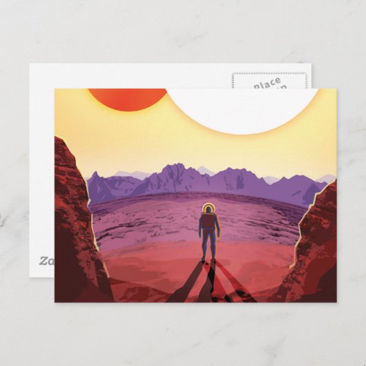 Kepler Ruimtereis Bestemming Planeet Avontuur Briefkaart (Voorkant / Achterkant)