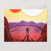 Kepler Ruimtereis Bestemming Planeet Avontuur Briefkaart (Voorkant)