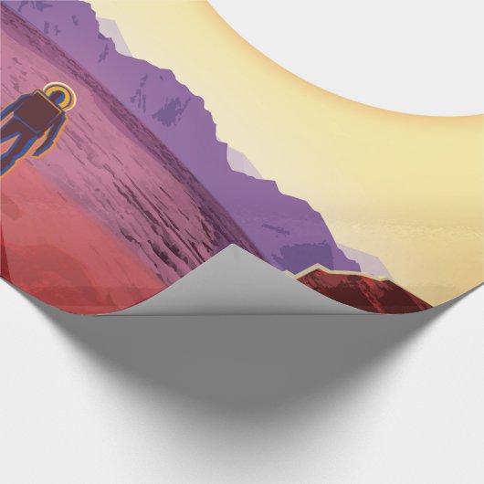 Kepler Ruimtereis Bestemming Planeet Avontuur Cadeaupapier (Hoek)