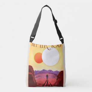 Kepler Ruimtereis Bestemming Planeet Avontuur Crossbody Tas