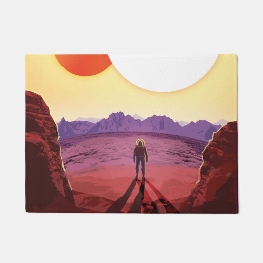 Kepler Ruimtereis Bestemming Planeet Avontuur Deurmat (Voorkant)