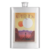 Kepler Ruimtereis Bestemming Planeet Avontuur Flacon (Voorkant)