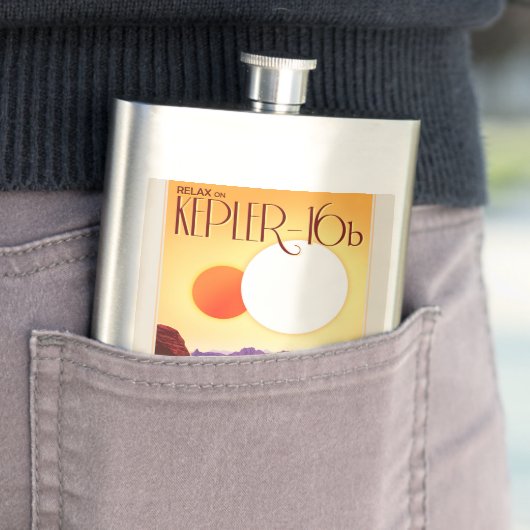 Kepler Ruimtereis Bestemming Planeet Avontuur Flacon (Voorbeeld)