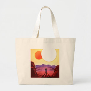 Kepler Ruimtereis Bestemming Planeet Avontuur Grote Tote Bag