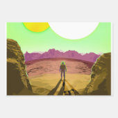 Kepler Ruimtereis Bestemming Planeet Avontuur Inpakpapier Vel (Voorkant 3)