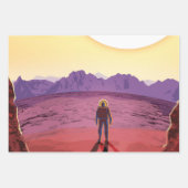 Kepler Ruimtereis Bestemming Planeet Avontuur Inpakpapier Vel (Voorkant)