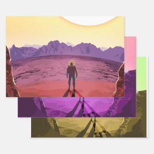 Kepler Ruimtereis Bestemming Planeet Avontuur Inpakpapier Vel (Set)