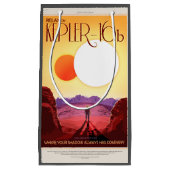 Kepler Ruimtereis Bestemming Planeet Avontuur Klein Cadeauzakje (Voorkant)