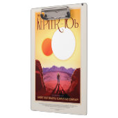 Kepler Ruimtereis Bestemming Planeet Avontuur Klembord (Links)