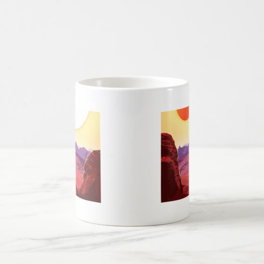 Kepler Ruimtereis Bestemming Planeet Avontuur Koffiemok (Center)