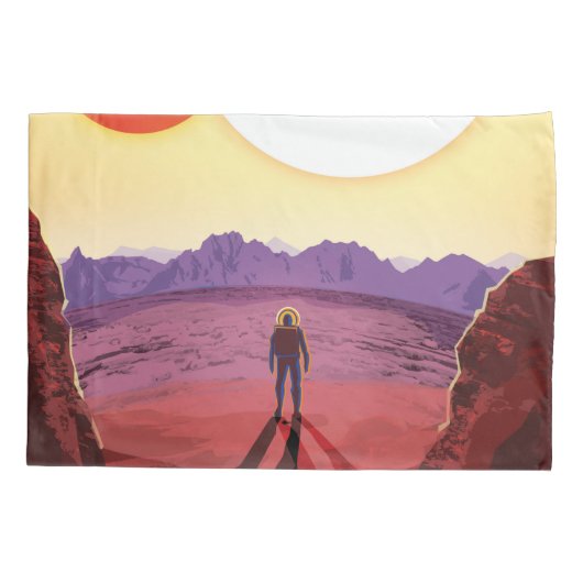 Kepler Ruimtereis Bestemming Planeet Avontuur Kussensloop (Achterkant)