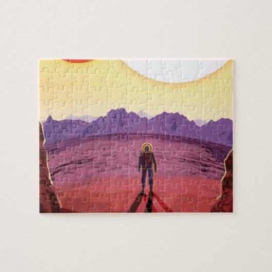 Kepler Ruimtereis Bestemming Planeet Avontuur Legpuzzel (Horizontaal)