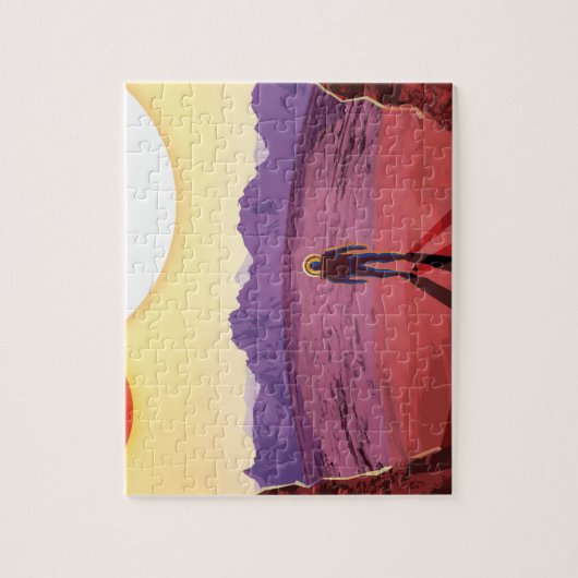 Kepler Ruimtereis Bestemming Planeet Avontuur Legpuzzel (Verticaal)