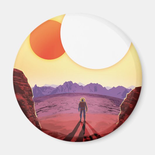 Kepler Ruimtereis Bestemming Planeet Avontuur Magneet (Voorkant)