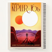 Kepler Ruimtereis Bestemming Planeet Avontuur Notitieboek (Achterkant)