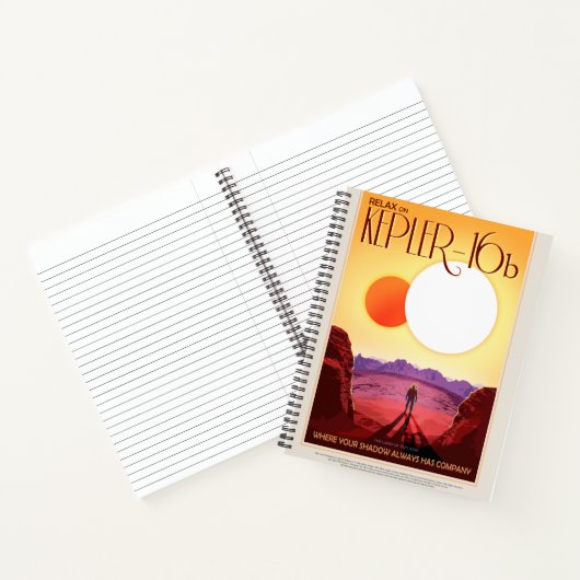 Kepler Ruimtereis Bestemming Planeet Avontuur Notitieboek (Binnen)