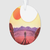 Kepler Ruimtereis Bestemming Planeet Avontuur Ornament (voorkant)