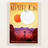 Kepler Ruimtereis Bestemming Planeet Avontuur Planner (Voorkant)