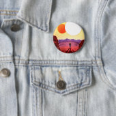 Kepler Ruimtereis Bestemming Planeet Avontuur Ronde Button 5,7 Cm (In situ)