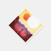 Kepler Ruimtereis Bestemming Planeet Avontuur Servet (Hoek)