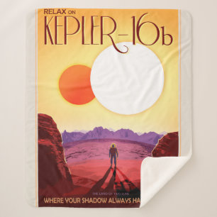 Kepler Ruimtereis Bestemming Planeet Avontuur Sherpa Deken