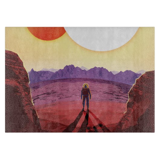 Kepler Ruimtereis Bestemming Planeet Avontuur Snijplank (Voorkant)