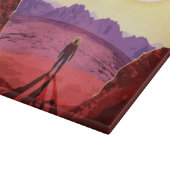 Kepler Ruimtereis Bestemming Planeet Avontuur Snijplank (Hoek)